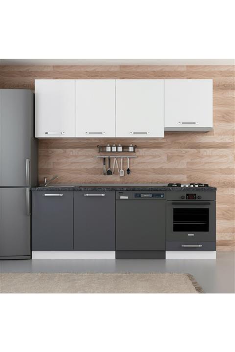 Minar 220 cm Mutfak Dolabı Beyaz 220-a14