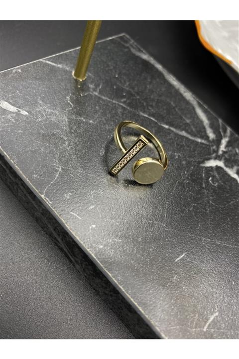 Nsk Accessories Ayarlanabilir Yüzük Modeli Gold Plaka