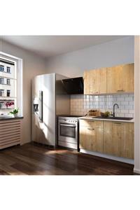 EPİCONCEPT Safir Meşe Ahenk Hazır Mutfak Dolabı 120cm