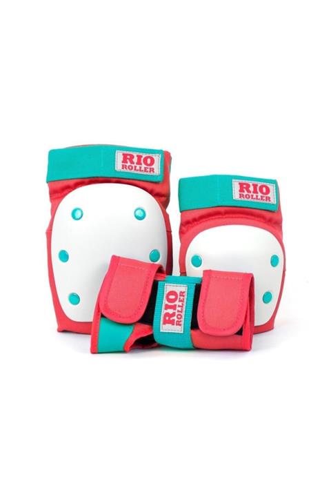 Rio Roller Red/mint 3'lü Koruma Seti