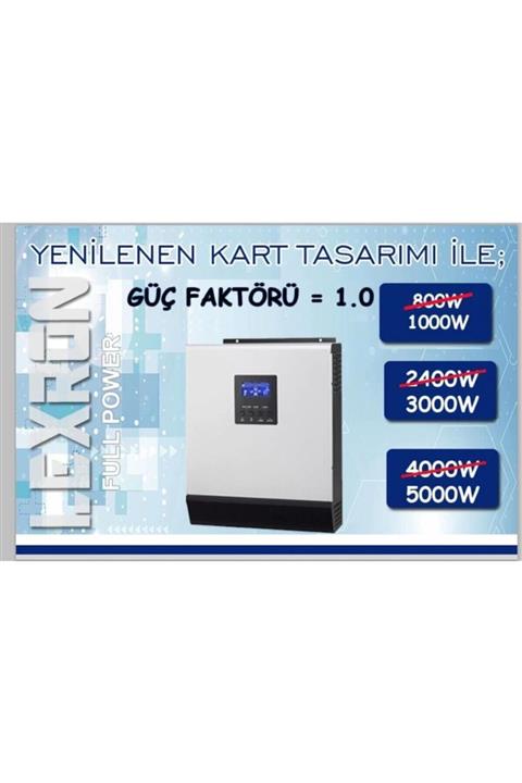 Lexron 5kw 5kva Mppt Invertör 5000 Watt 48v Akıllı Inverter