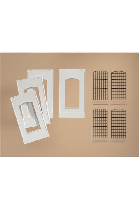 Auhagen Maket Sanayi Duvar Ve Pencereleri - 1/87 - 80709