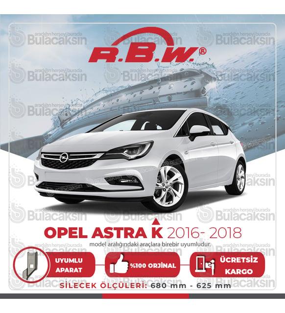 Rbw Opel Astra K 2016 - 2018 Ön Muz Silecek Takımı