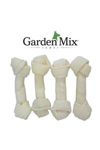 Gard Enmıx Beyaz Düğümlü Derı Kemık 5” – 4lü Paket