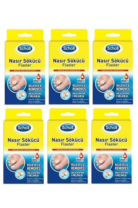 Scholl Su Geçirmez Nasır Sökücü Flaster 6 Adet