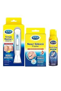 Scholl Tırnak Mantarı Giderici 3.8 Ml+flaster 8 Adet+ayakkabı Spreyi