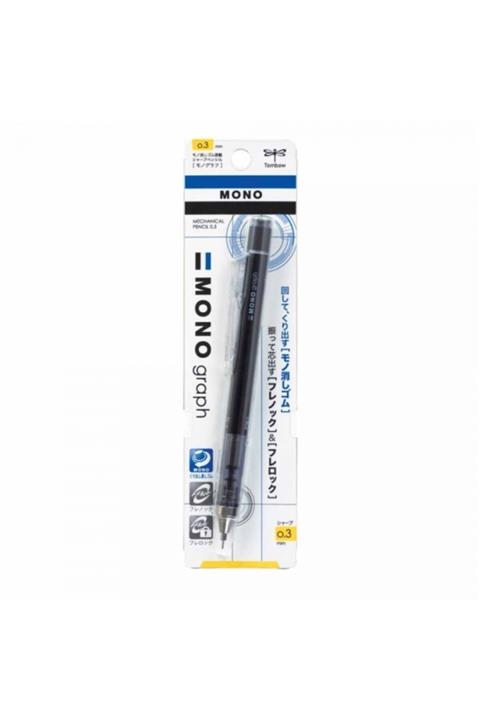 Tombow Mono Graph Mekanik Kurşun Kalem 0.3mm Siyah (blisterli)