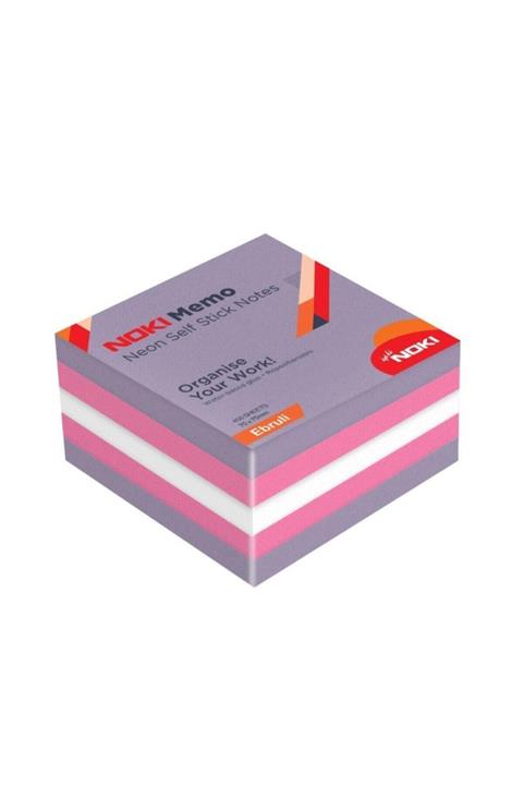 Noki Neon Yapışkanlı Küp Blok 75x75 cm