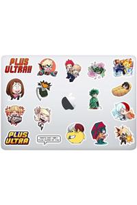 Stickir My Hero Academia Sticker Paketi 2 - 16'lı Anime Laptop Sticker Paket 2