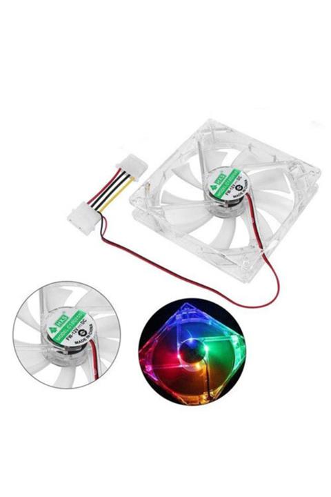 Ars Kasa Içi 12v 12cm Şeffaf Işıklı Kasa Içi Fan