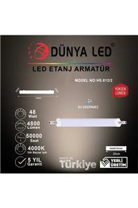 DÜNYA LED Hs.812/2 48w Led Etanj Çift Klemens Ip65 4000k Ilık Beyaz Işık