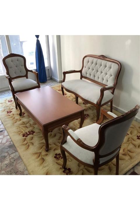 ALTAN HOME Ahşap Klasik Çay Seti