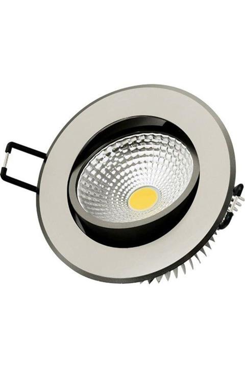 Ergün 5 Watt Cob Led Krom Kasa Günışığı Spot 10 Adet