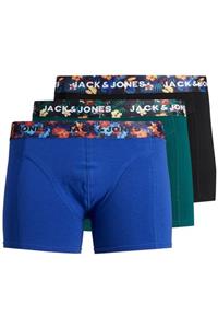 Jack & Jones Erkek Lacivert Jacprınted Wb Trunks 3 Pack