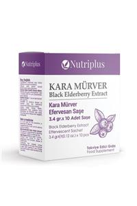 Farmasi Nutriplus Kara Mürver Ekstresi Içeren Efervesan Takviye Edici Gida 3,4 Gr X 10 Saşe