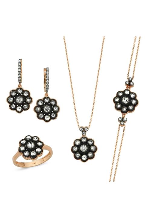ALTINKÖŞE Rose Gold Mini Set 14 Ayar Aksm038