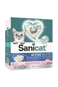 Sanicat Active White Topaklanan Kedi Kumu Lotus Çiçeği Kokulu 6 Lt