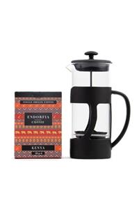 endorfia French Press 500 ml ve Kenya Dünya Kahvesi 100 gr