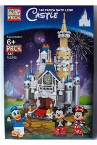 OYUNCAKSAHİLİ Mavi Mickey Mause Şato Lego Seti