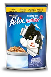 FELIX Tavuk Etli Junior Konserve Kedi Maması 100 Gr X 20 Adet