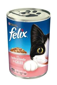 Purina Felix Felix Somon Ve Alabalıklı Konserve Yetişkin Kedi Maması 4x400 gr