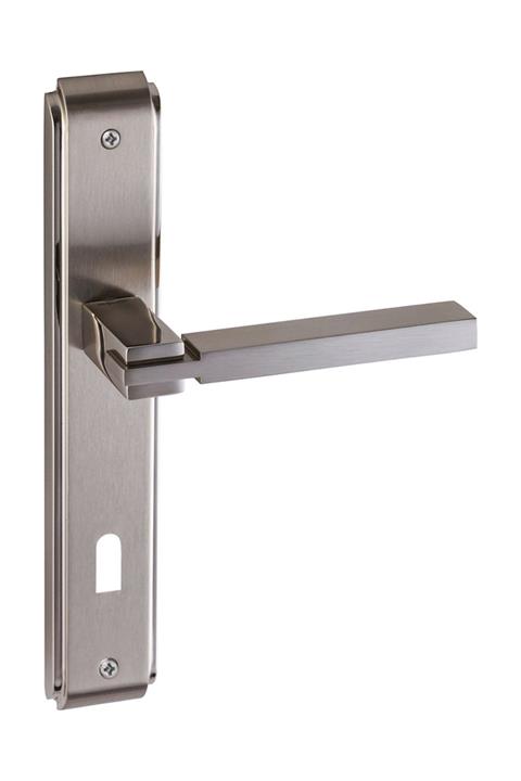 DOĞANLAR Beta Saten Nikel Aynalı Oda Kapı Kolu