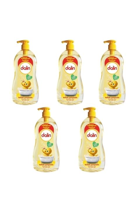 Dalin Bebek Şampuanı Klasik (700+200) 900 ml (5'li Paket)