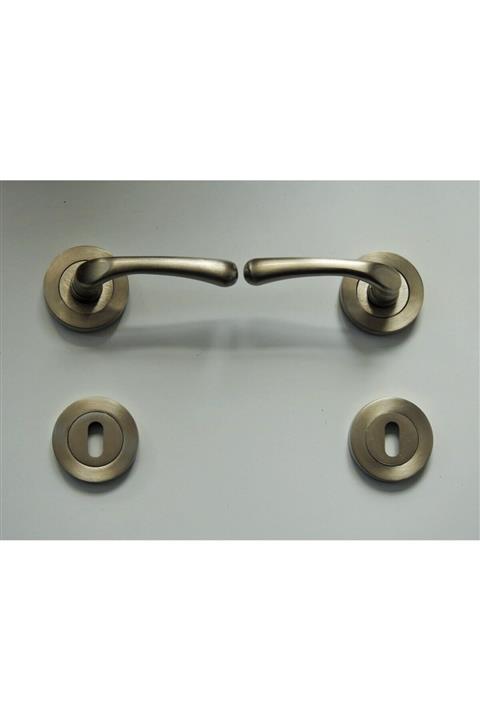 Dreamax Kumru Saten Rozetli Oda Kapı Kolu