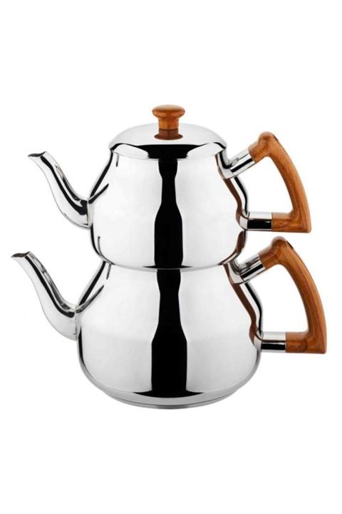 Özkent Marmaris Mini Ahşap Kulp Çaydanlık K31403