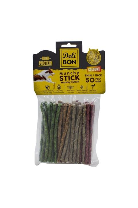 Delibon Karışık Renkli Kemik-50 Adet Ince