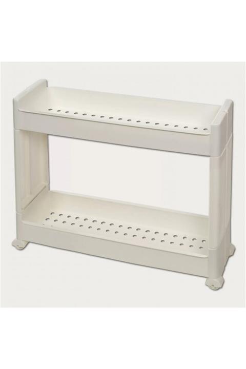 Motek Krem Tekerlekli Organizer Raf 2'li