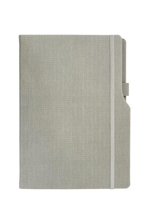 KILAVUZ REKLAM Lastikli Kalemlikli Günlük 2022 Ajanda Gri