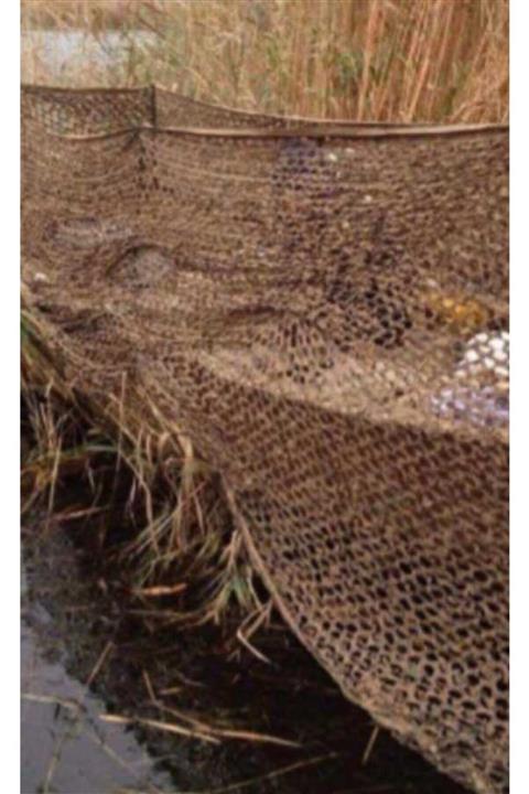 Arslantaş Atef Güme Gizlenme Ağı Kahverengi Kamuflaj Desenli