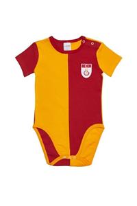 Galatasaray Unisex Bebek Sarı-Kırmızı Galatasaray Metin Oktay Forma Zıbın