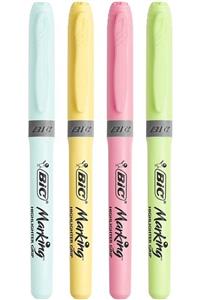 Bic Fosforlu Kalem Brıte Lıner Grip Pastel 4lü