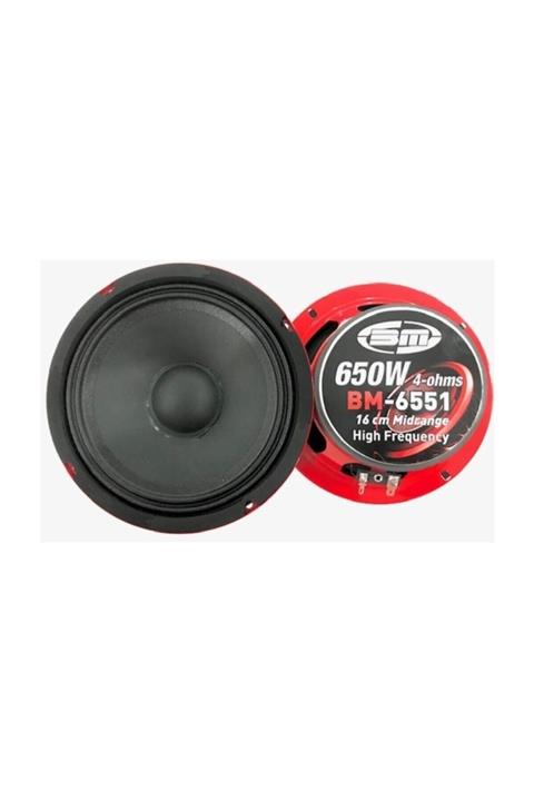 bm audio Boschmann Bm - 6551 16 Cm 650 Watt Profesyonel Midrange Hoparlör ( 2 Adet )