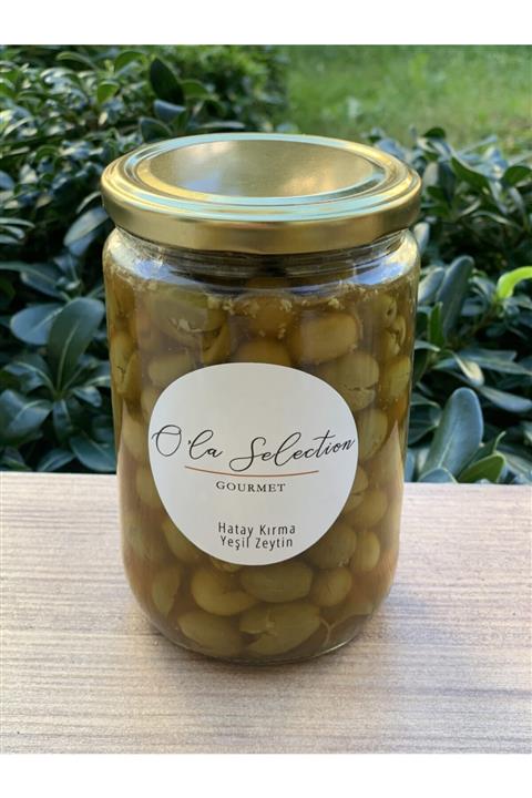 O'la Selection Hatay Kırma Halhalı Yeşil Zeytin