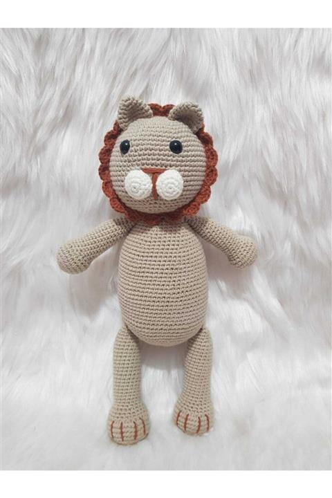 ON MARİFET Amigurumi Örgü Oyuncak Aslan