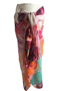 chacklin Flamingo M2 Desenli Pareo/sarong (110 X180 Cm)