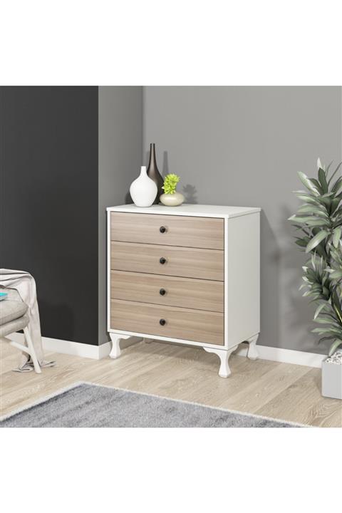 zerkaconcept Beyza Şifonyer Beyaz-cordoba