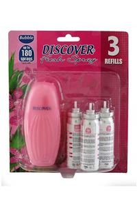 Discover Fresh Spray Banyo Tuvalet Kokusu - Bubble 3 Yedekli