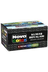 Nova Kumaş Boyası 6 Lı Takım