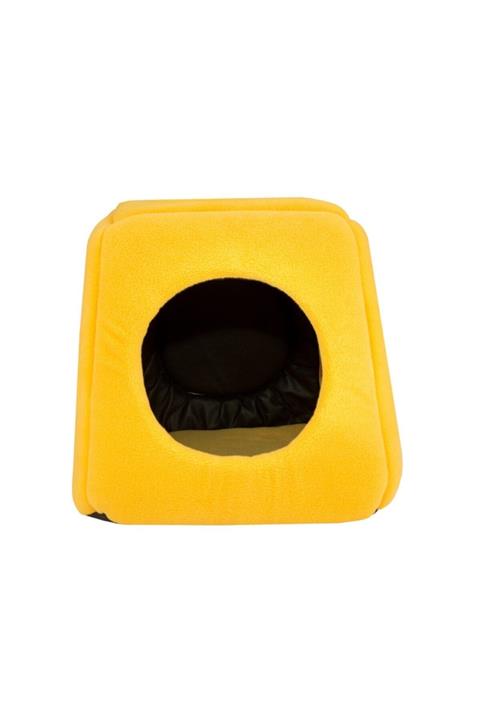 BULLCAR Kedi Evi Polar Sarı Desenli