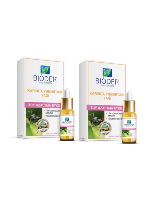 Bioder Karınca Yumurtası Yağı 30 ml Tüy Azaltıcı X2 Adet