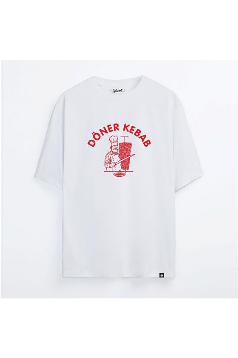 Shout Oversize Doner Kebab Oldschool Unisex T-shirt