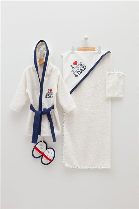 Caramell I Mum& I Dad Bebek Bornoz Takımı