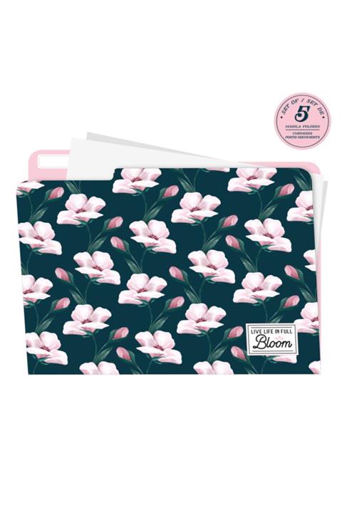 Legami Beşli Karton Dosya Çiçek