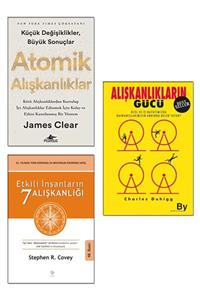 Betonsu Tasarım Alışkanlıkların Gücü + Etkili Insanların 7 Alışkanlığı + Atomik Alışkanlıklar / 3 Kitap Set