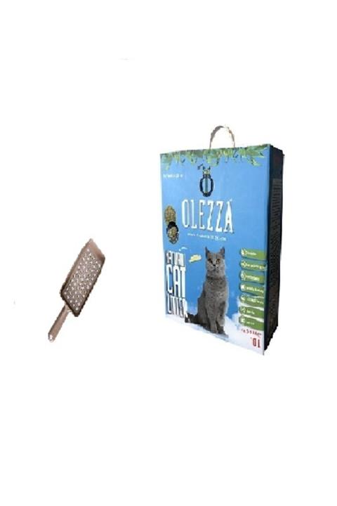 Olezza Organik Kedi Kumu 10 lt + Kürek