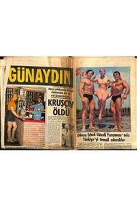 Gökçe Koleksiyon Günaydın Gazetesi 12 Eylül 1971 - Sovyet Başbakanı Kruşçev Öldü Gz56010